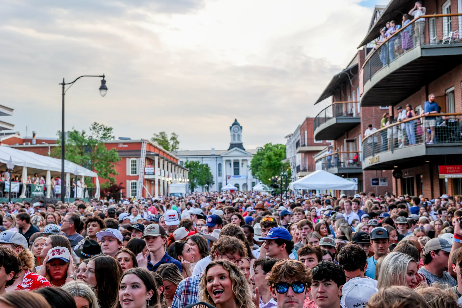 crowd at the Double Decker arts festival