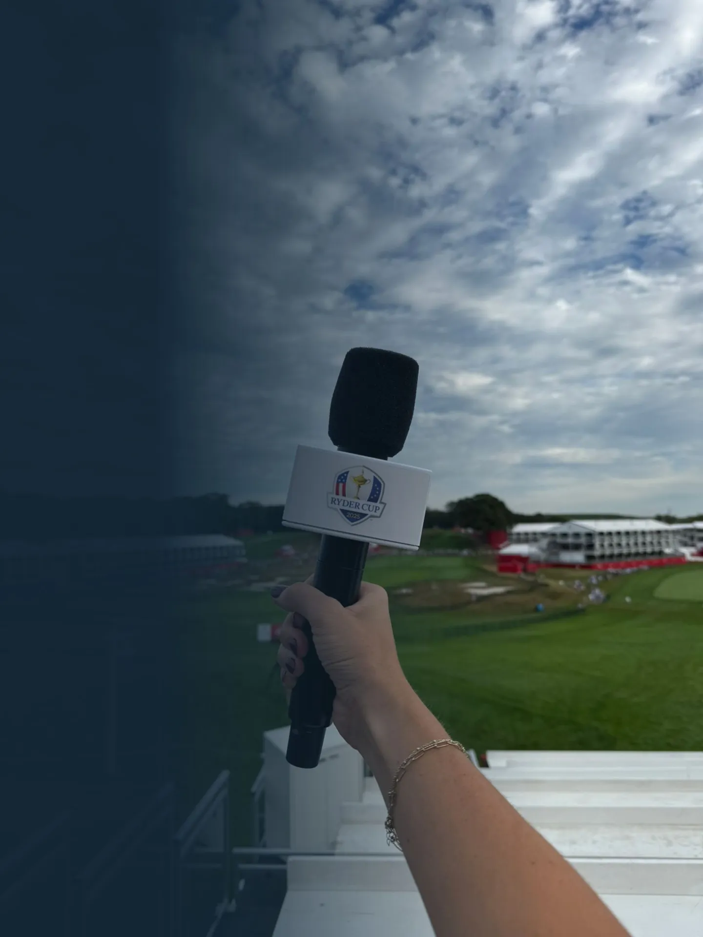 Microphone at Ryder Cup 2025
