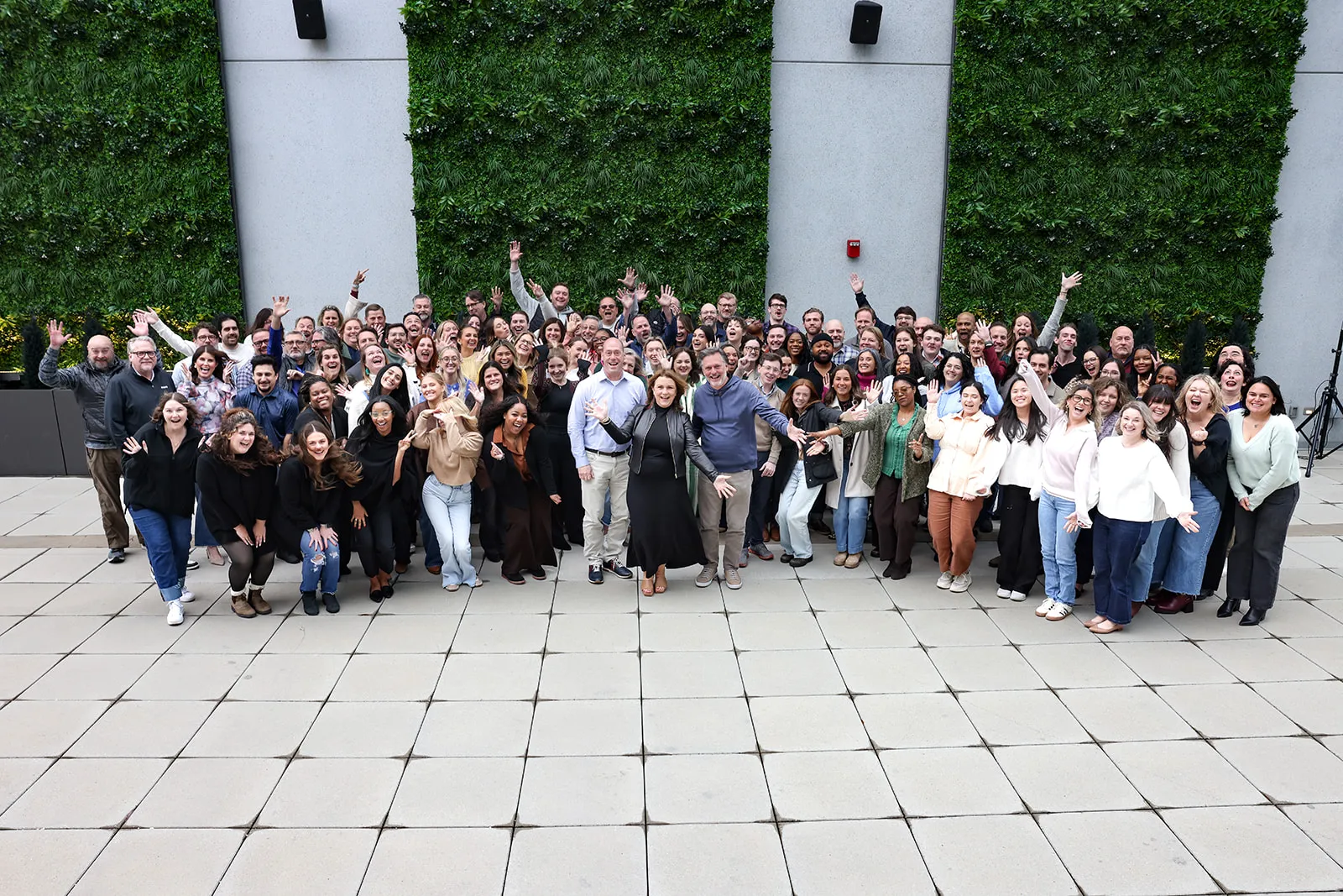 LEO Events team celebrates together.